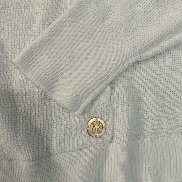 Michael Kors Cream Hooded Sweater - Picture 2 of 3